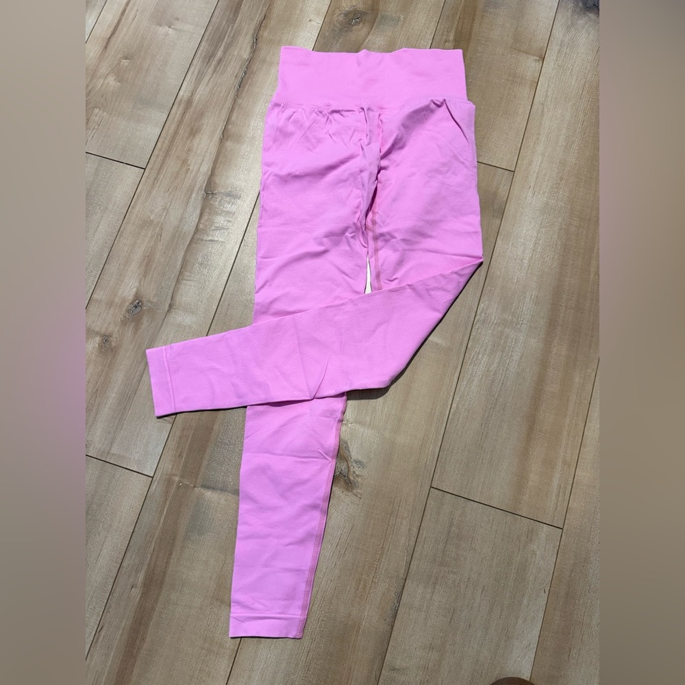 First Health Apparel Pink High-Waisted Leggings